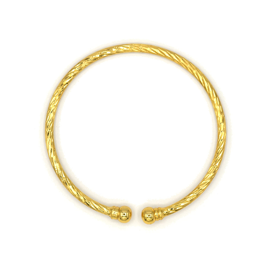 thin Sahara gold cuff bracelet