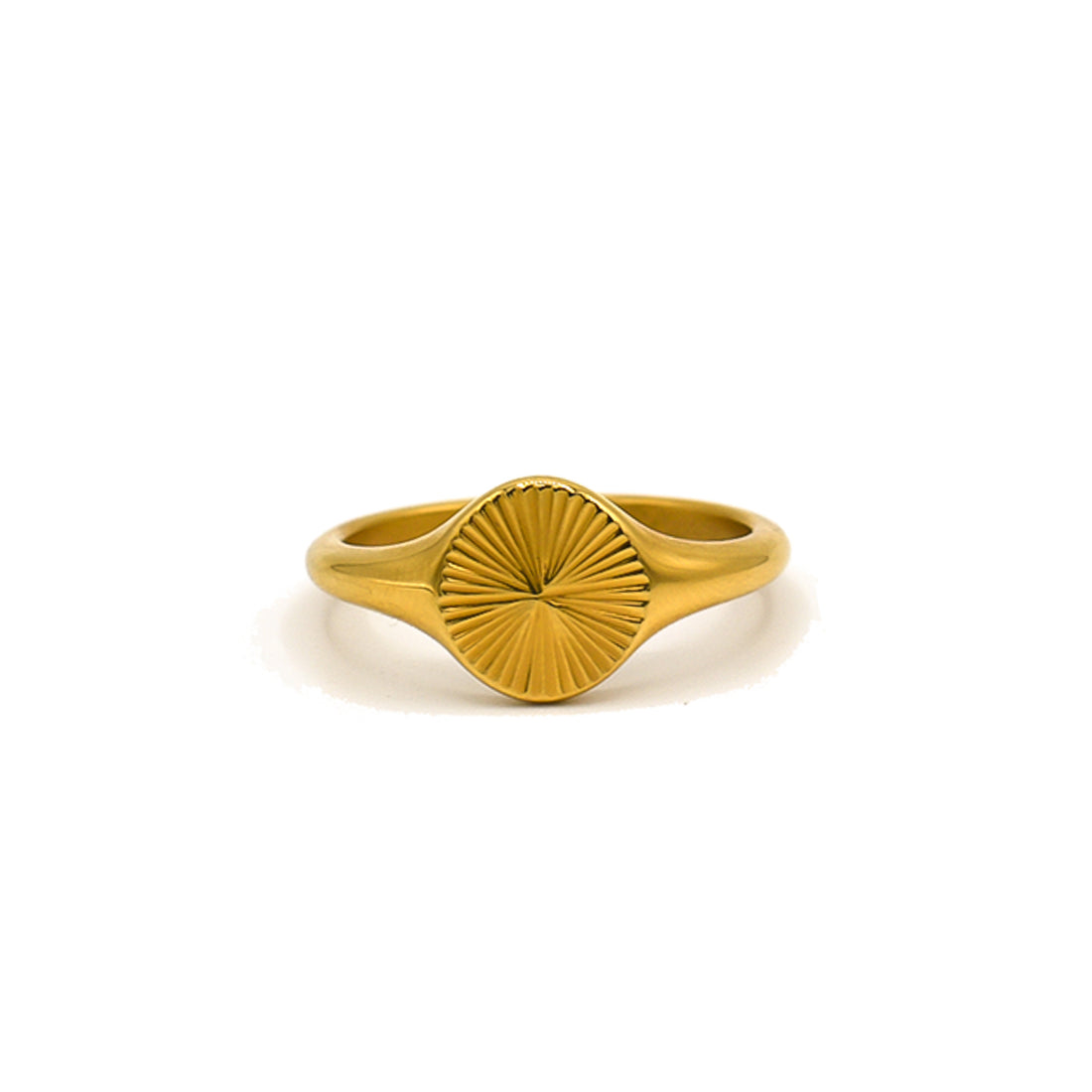 gold sunrays ring